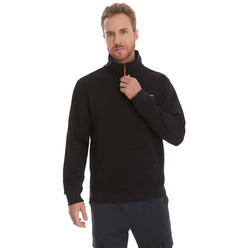 Specialized autumn and winter high neck top casual men's stand collar design hoodie jacket
