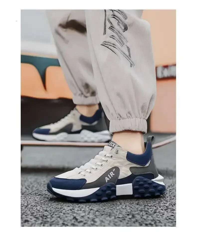 Platform Male Sneakers 2024 New Vulcanized for Men Casual Running Shoes Large Size 45 46 Hot Sapatos Mascuos