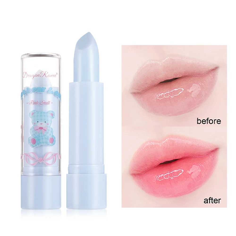 Cute Blue Bear lipstick Temperature Change Moisturizing lipstick Long lasting Moisturizing Nutrition lipstick CareW241223