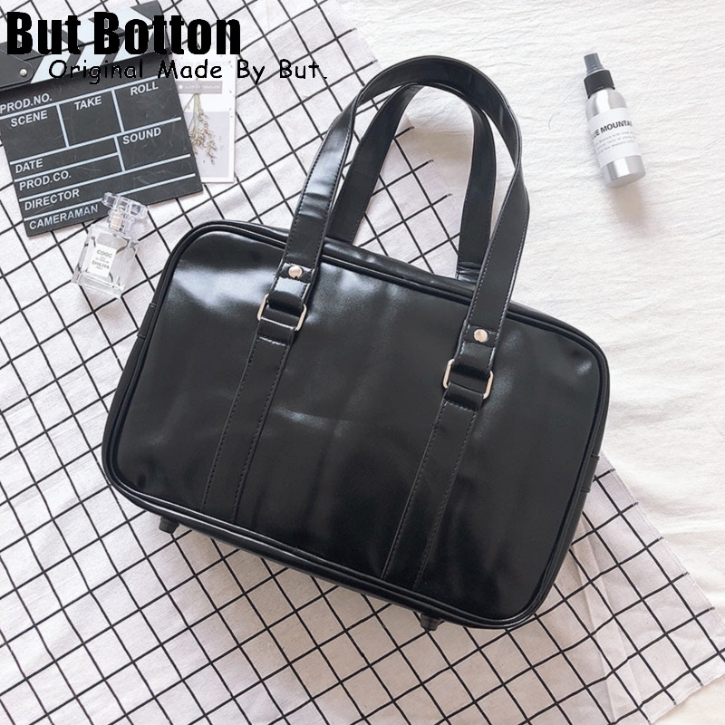 Japanese Lolita JK Uniform With Long Shoulder Strap Women Girl Student Cartoon Anime Shoulder Bag Messenger Bag Handbag Tote
