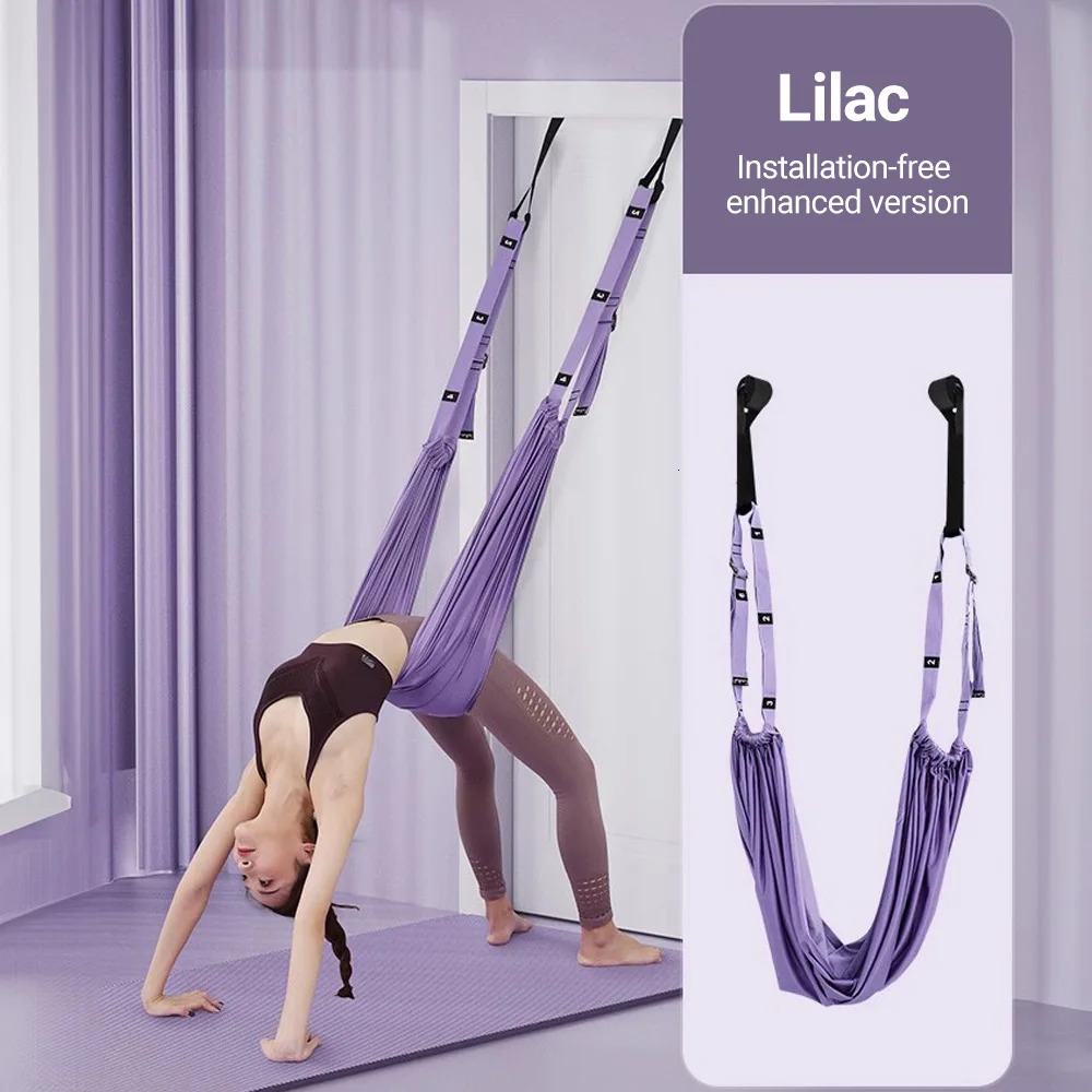 Finger Stretching Tool Elastic Yoga Belt Woman Hammock Split Lower Waist Trainer Inverted Rope Pull 241216