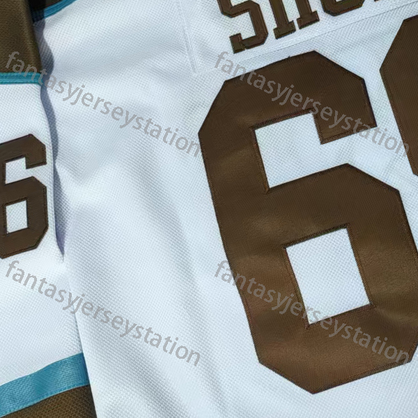 IN STOCK 69 White Shoresy Men's Ice Hockey Jersey Stitched Letters with Long Sleeves Adult Winter Classic Embroidered Design, Perfect for Trainin