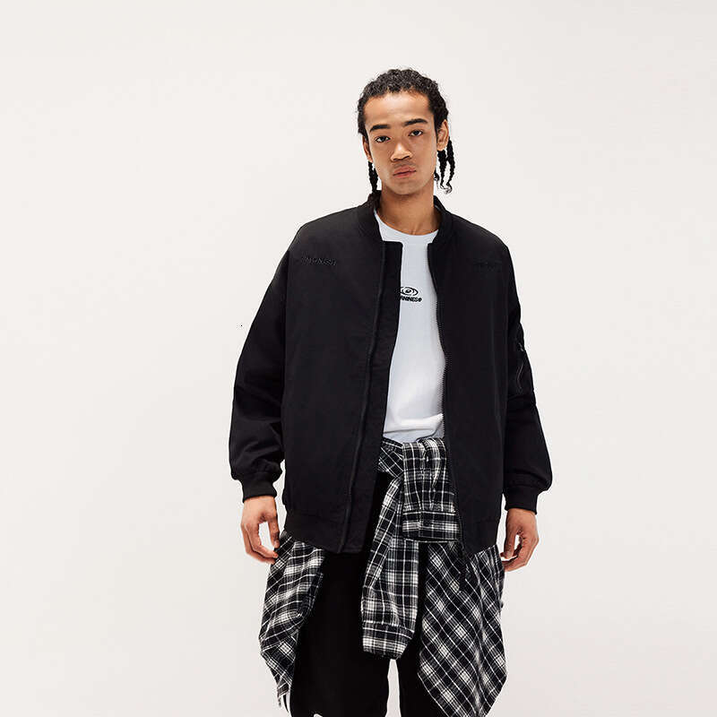 American Trendy Brand Spring Autumn Baseball Rascal Handsome Coat Men's and Women's Flight Jacket