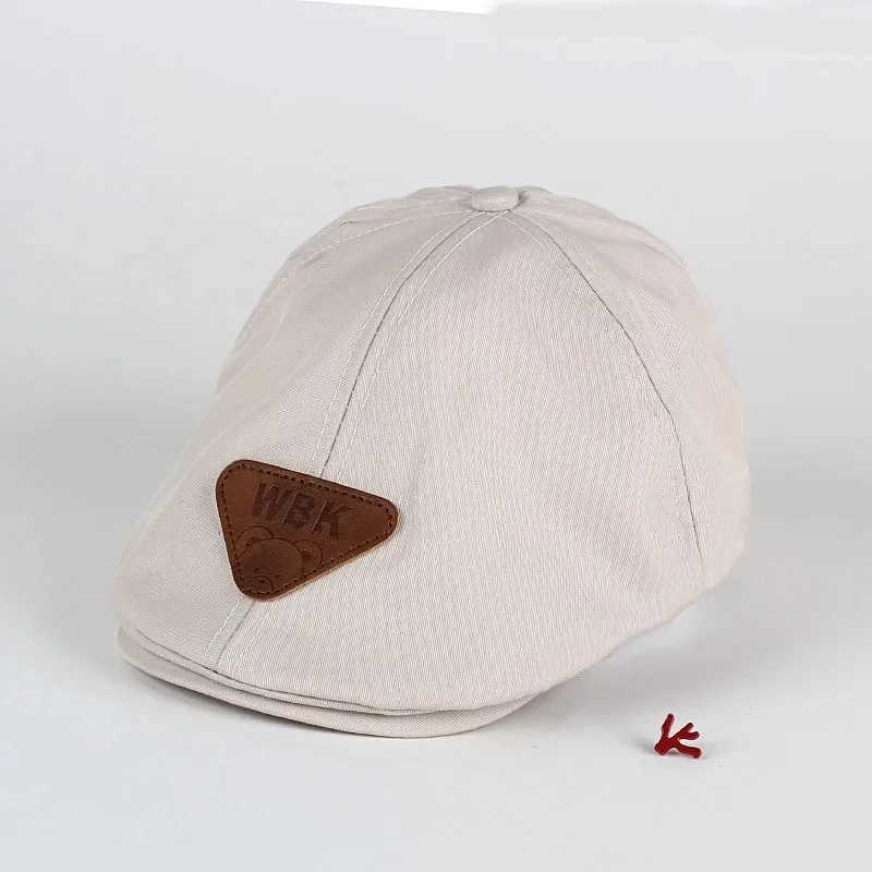 Caps Hats 1. Gentlemens berets formal hats seasonal leather pure cotton and the latest summer newborn baby boy for children aged 2 3 4 H241223