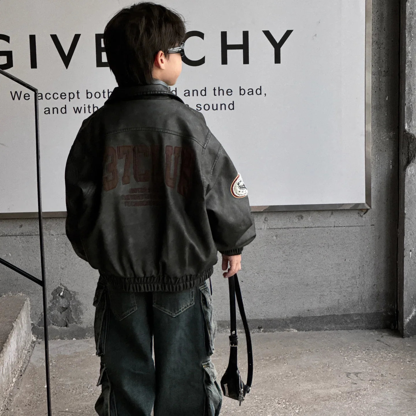 Children Clothing American Style Retro Personality All Match Jacket Winter Boys Handsome Fashion Thickened Jacket 241223