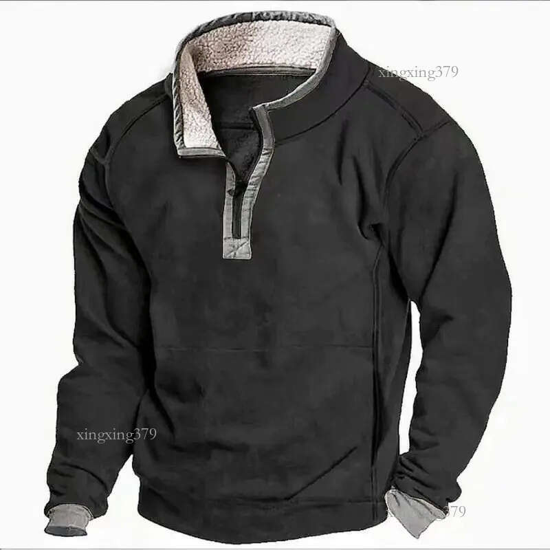Designer jacket men's corduroy lapel jacket new American retro multi-bag tooling casual jacket