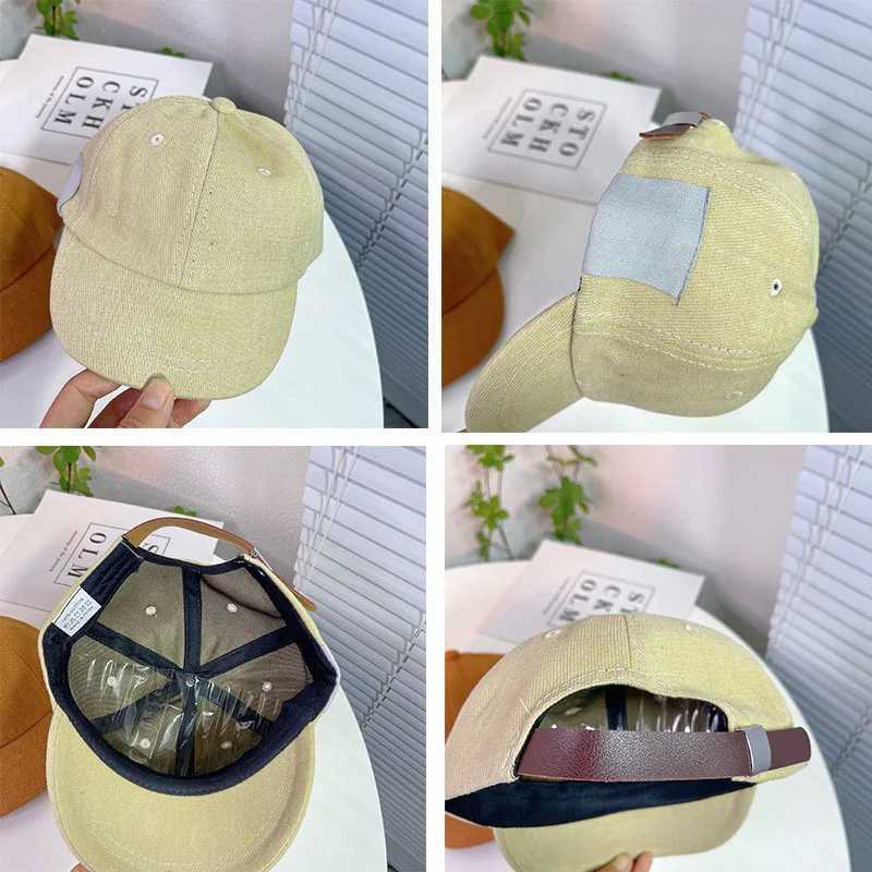 Caps Hats Baby Baseball Hat Kids Boys Sun Protection Cap Summer Soft Cotton Adjustable Children Girls Peaked Caps H241223