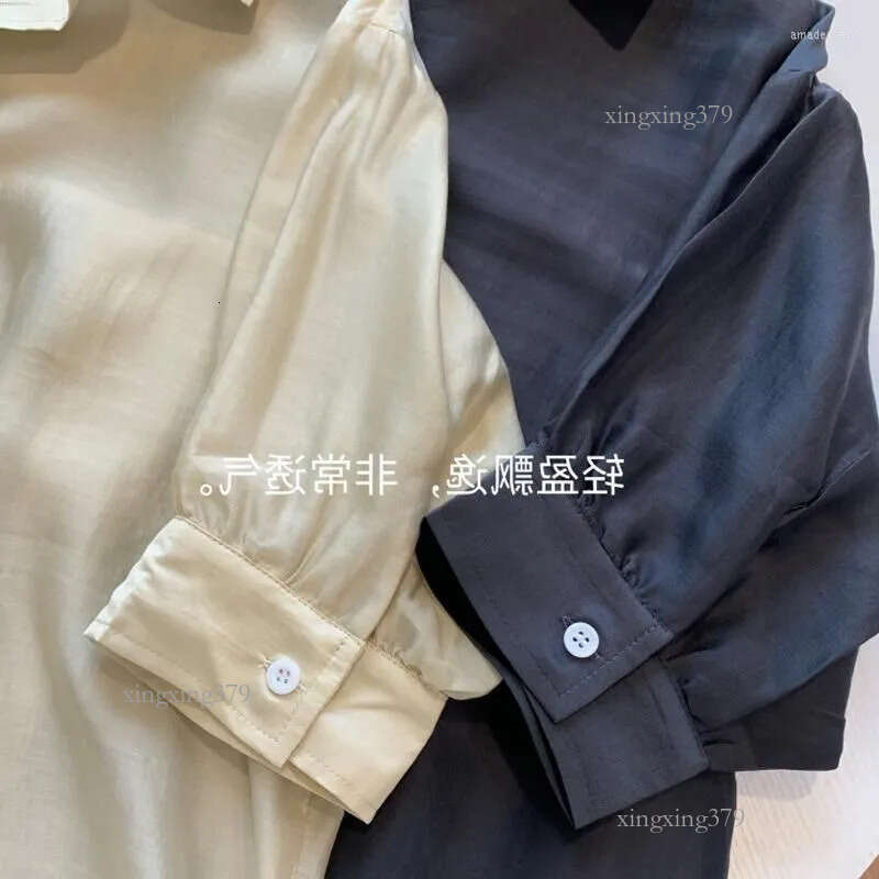 Womens Tracksuits 2023 Fashion Women Summer Thin Shirts And Shorts Sets Solid Loose Casual Button Blouse Suit Two Piece Set For Outfit Otzri