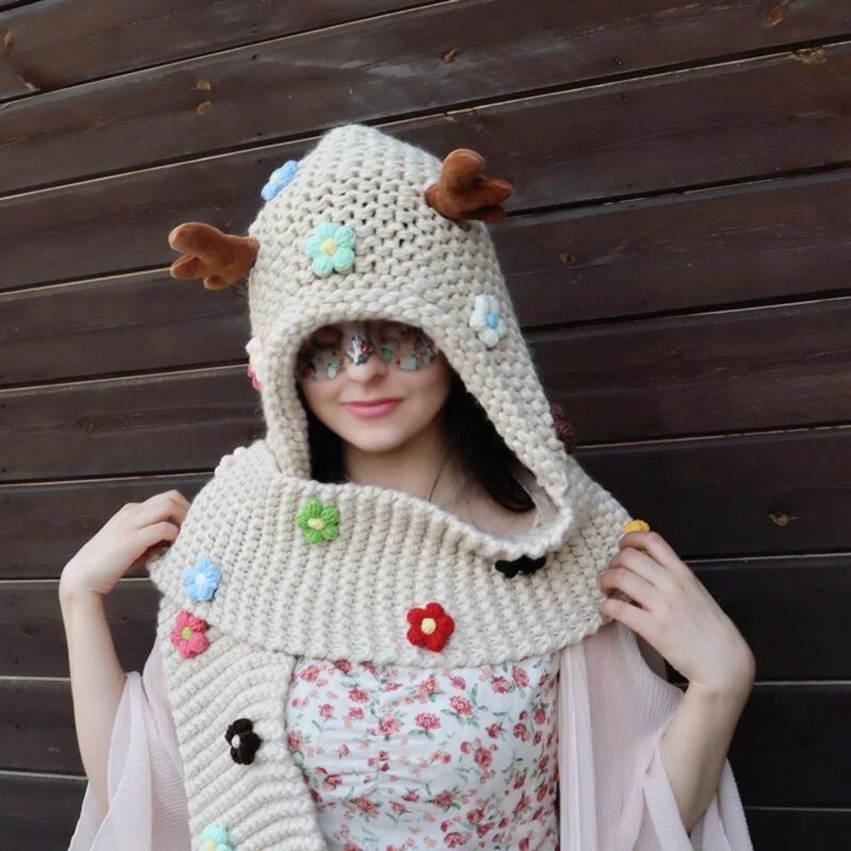 Womens Scarf One-Pi… - image