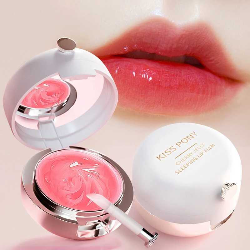 Night Sleep Air Cushion Hydration Lip Mask Lip Oil Hydrating Plumping Lip Gloss Tinted Clear Lip Blam Lip Care ComesticXJ241223