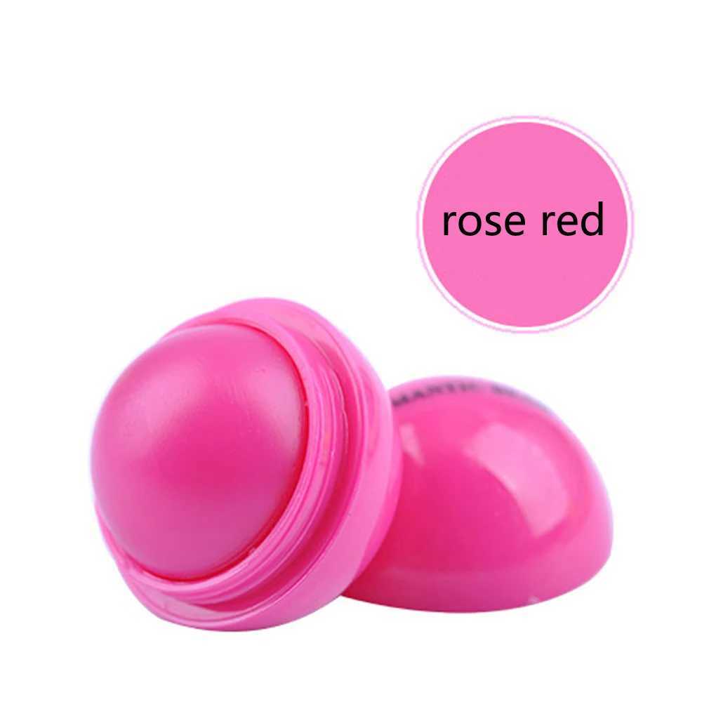 New fashionable round ball natural organic embossed lipstick lip care 6-color fruit flavorW241223