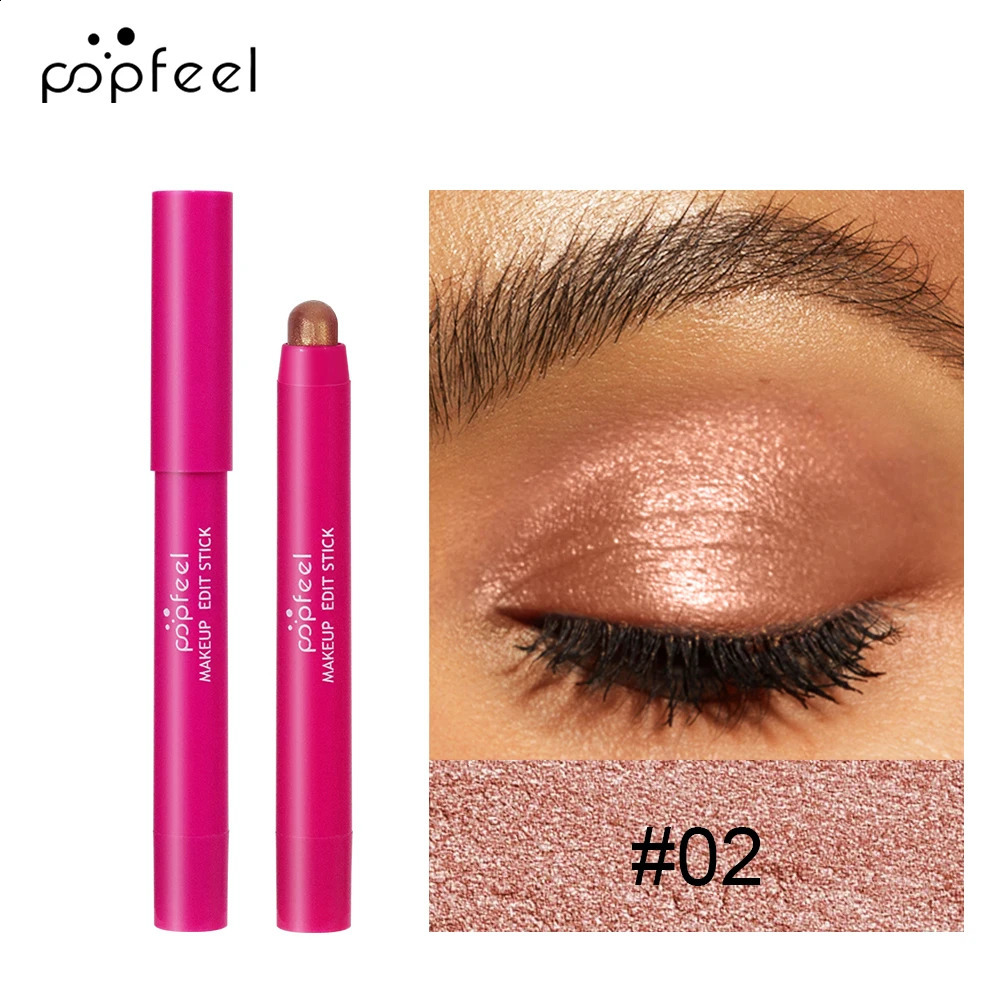 POPFEEL Cream Eyeshadow Stick Waterproof Long-wear High Pigmented 241223