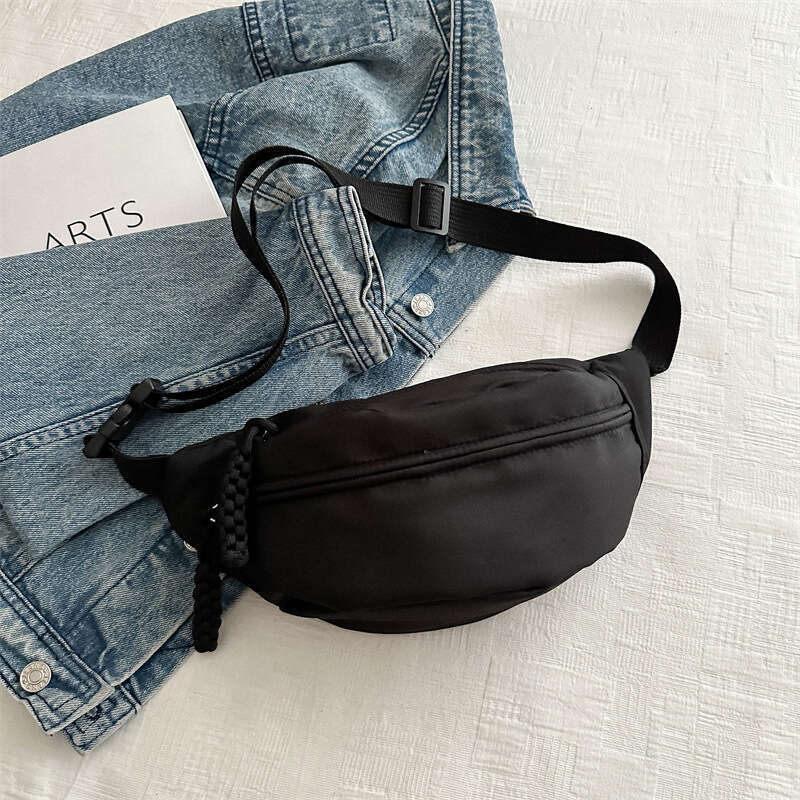 Crossbody Chest Women's Spring New Trend, Sports Niche Waist Bag, Casual Simple Shoulder Bag