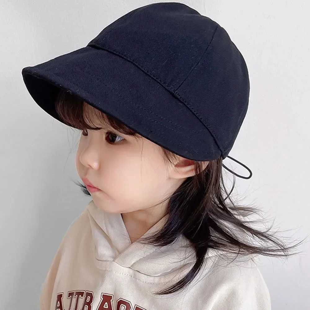 Caps Hats 1-3Y Spring Summer Sun Hat Beach Preschool Baby Baseball Hat Children Visor Hat Girls Travel Children Sun Hat H241223