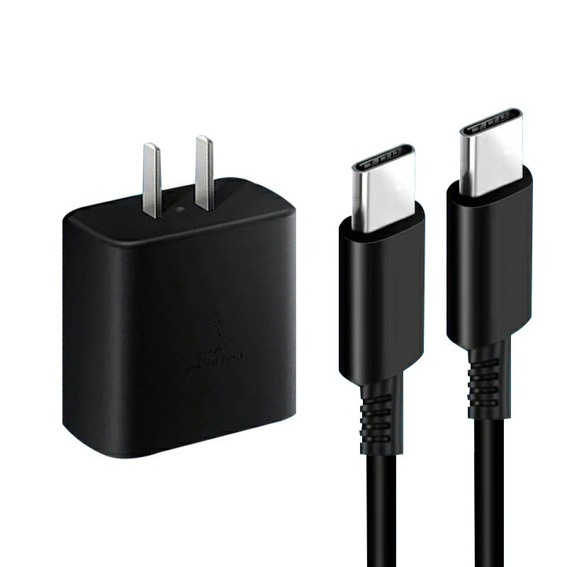 Fast Charger For Samsung 45W PD Charger Super Fast Charge Adapter For Galaxy Z Flip Fold 6 5 4 3 S24 S23 S22 S21 Plus FE A54 M54 5A USB C to USB C Cab