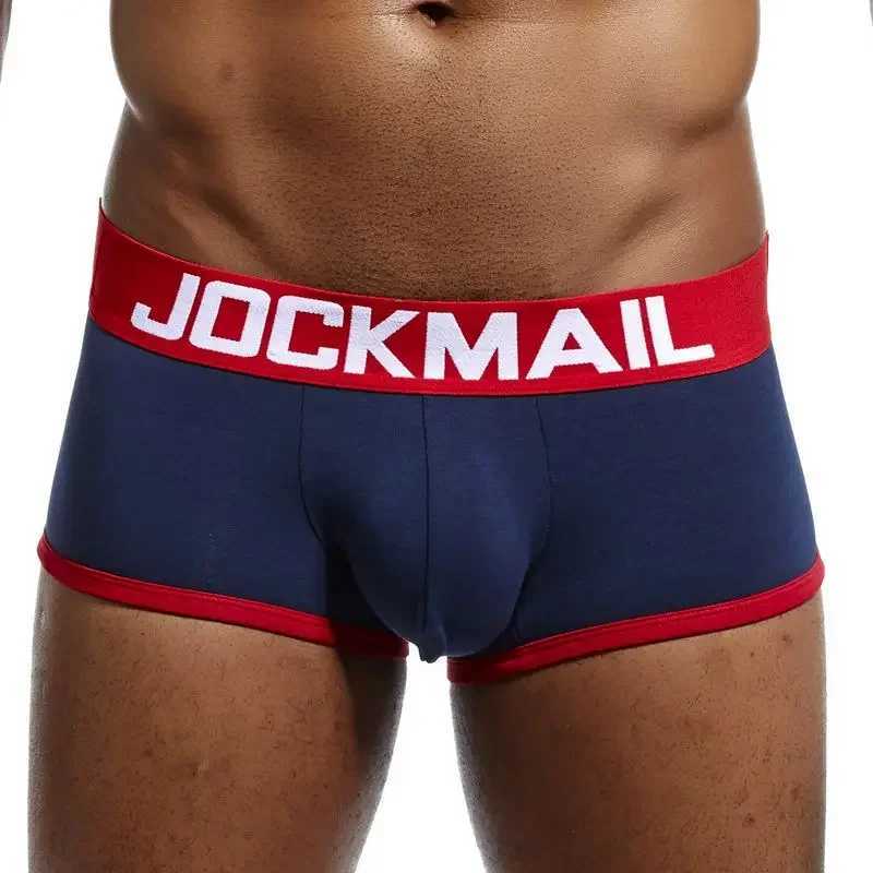 Sexy mens underwear boxer suitcase gay penis pocket Cueca boxer Calzoncillos Hombre mens boxer shorts pajamas underwear W241223