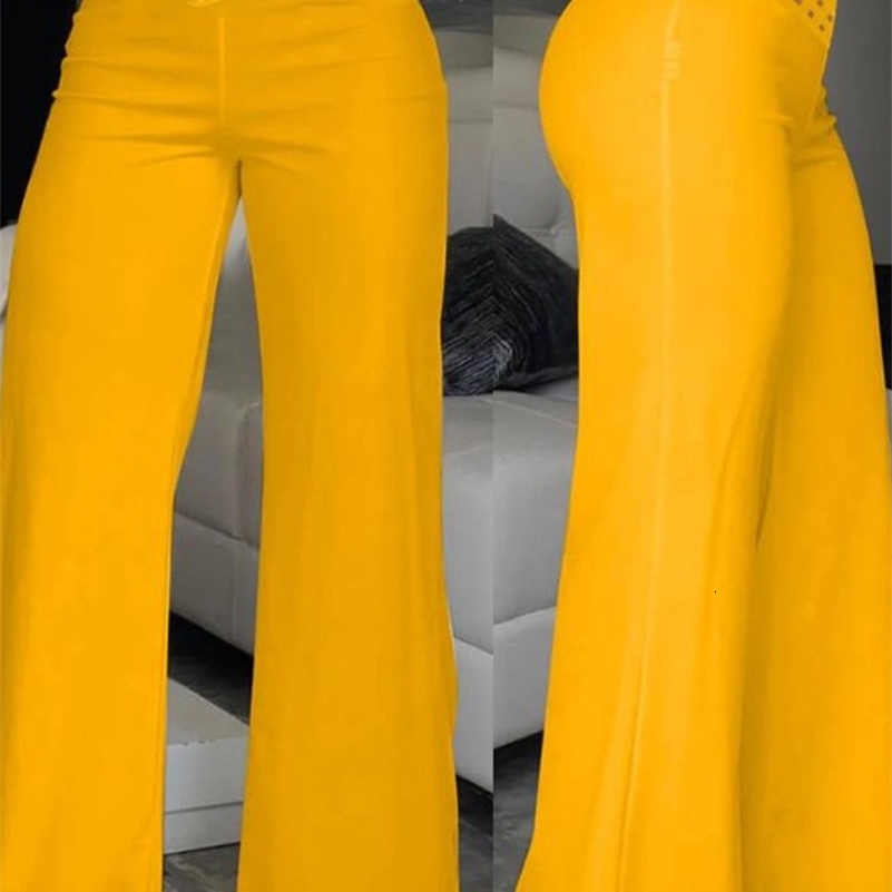 2024 Women Wide Leg Flared Pants Autumn Casual Crisscross Sheer Mesh Patch High Waist Trousers Y2k Streetwear Elegant Work Pant y241203