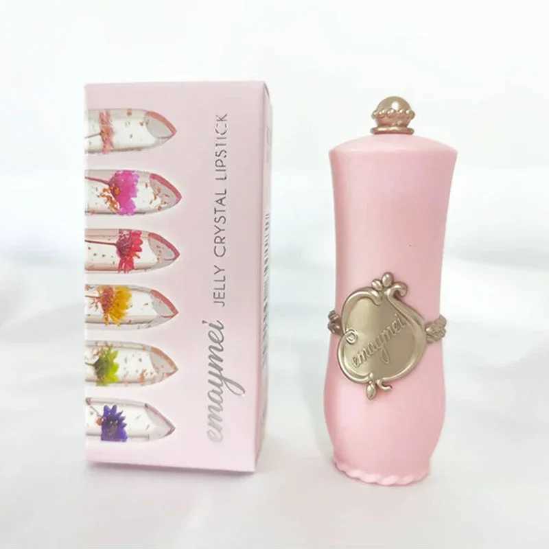 Jelly Dried Flower Color Changing Lip Balm Transparent Moisturizing Make Up Lipstick Repair Dry Cracks for Lips Care LipglossXJ241223