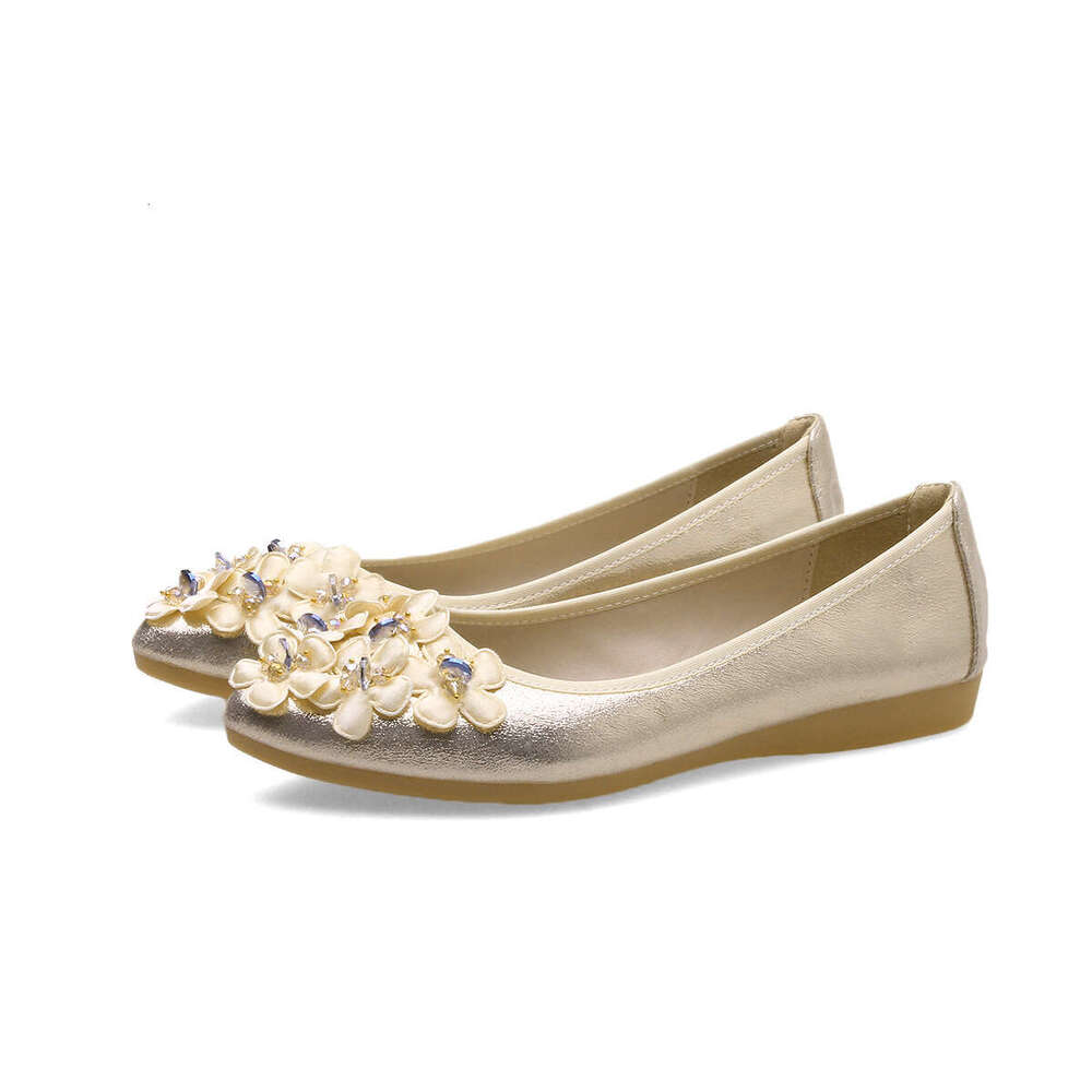 Sharp Pointed Single Shoe Women's Versatile Shallow Mouth 2021 New Soft Soled Autumn Shoes, Evening Breeze Gentle Flat Bottomed Scoop Shoes Summe