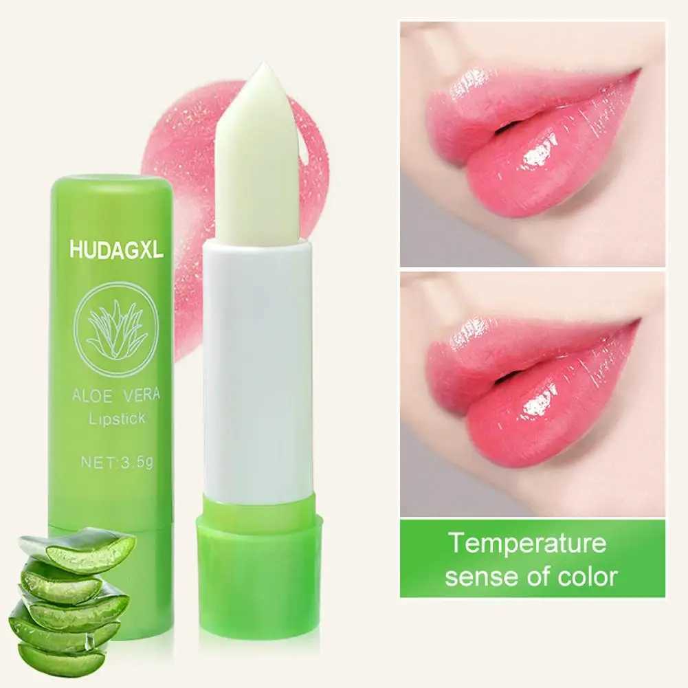 Aloe Vera Matte Lipsticks Color Changing Lipstick Tubes Hydrating Vitamin C Lip Moisturizer Waterproof Lip Blam 2.7g/3.5gXJ241223