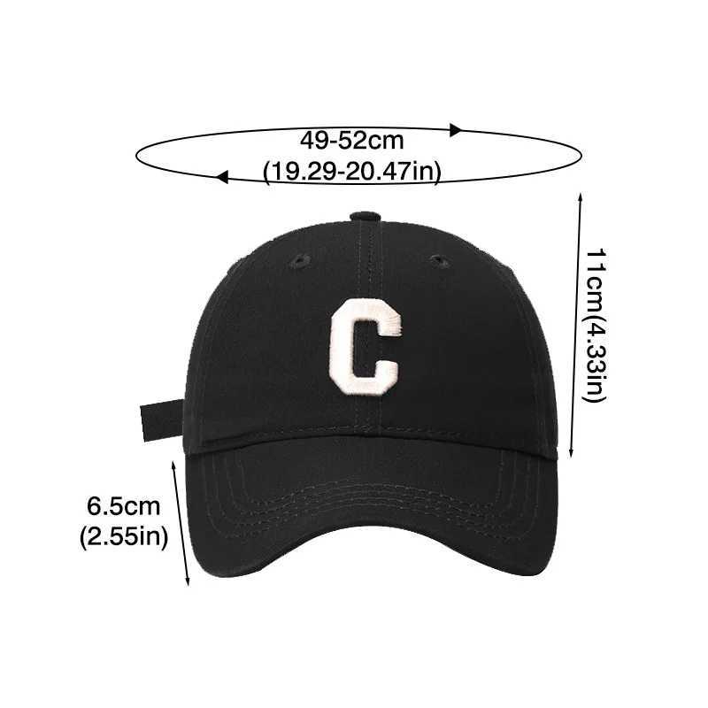 Caps Hats C Embroidered Baseball Hats Designed for Children Korean Boys Girls Sun Eyes and Summer Childrens Solid Color Snapshot Hats H241223