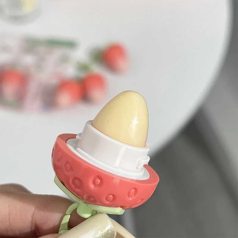 Moisturize Strawberries Warm Color Changing Lipstick Long Lasting Moisturizing Nourishing Lip Balm Cute Cat Lipgloss CosmeticsXJ241223