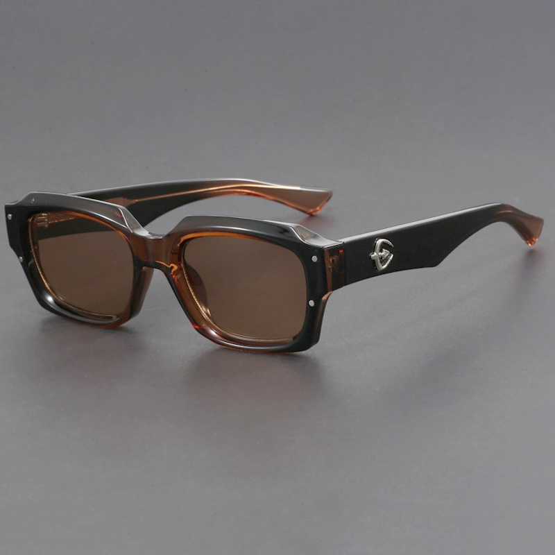 Square Steampunk Sunglasses Men Cool Sunglasses for Men Women Personalized Thick Oversized Designer y2k Cyberpunk Futuristic gothic retro vintage S189