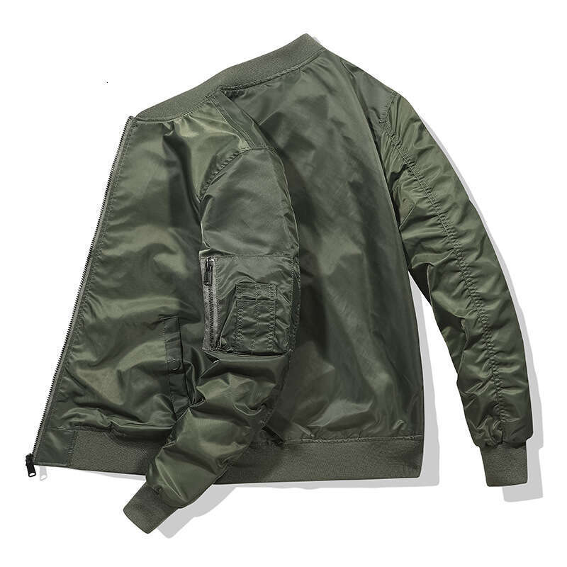 Live broadcast of flight jackets added cottonthin Spring and Autumn season MA1 pilot baseball jackets, large size