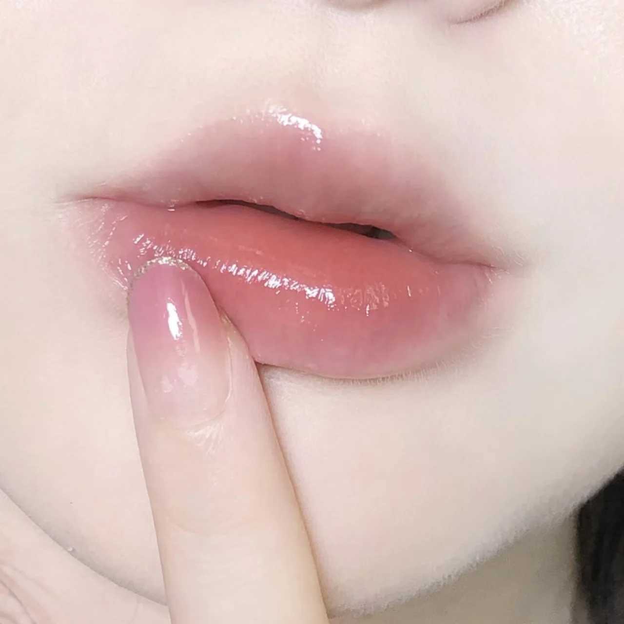 Lightweight Lip Set Lip Oil Clear Glass Moisturizing Nourishing Lip Balm Transparent Lip Oil Non-sticky Lip Care Serum PrimerXJ241223