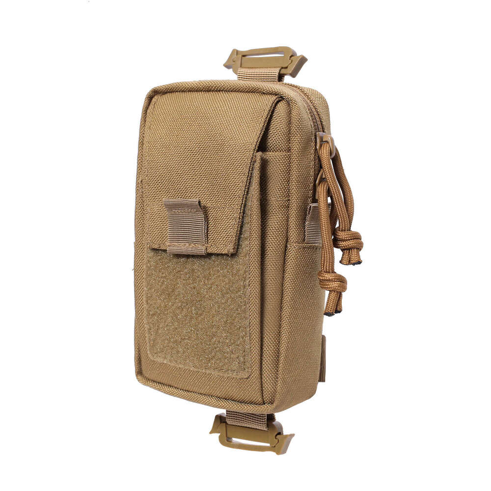 Outdoor tactical mobile phone card walkie talkie compass double shoulder accessory bag, miscellaneous bag