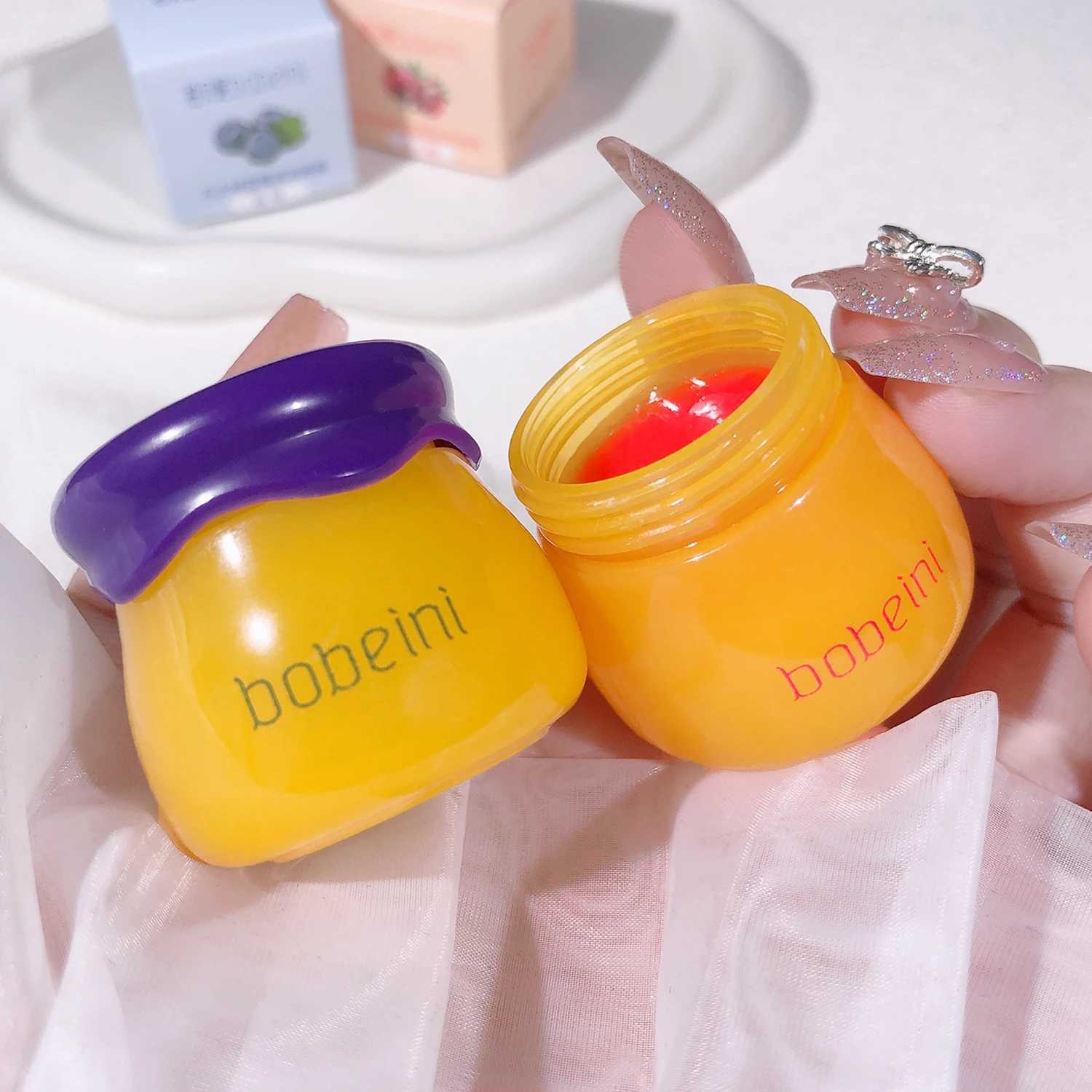 Small Honeypot Lip Mask Moisturizing Lip Balm Hydrates Prevents Dryness Cracking Peeling and Fading Lip WrinkleXJ241223