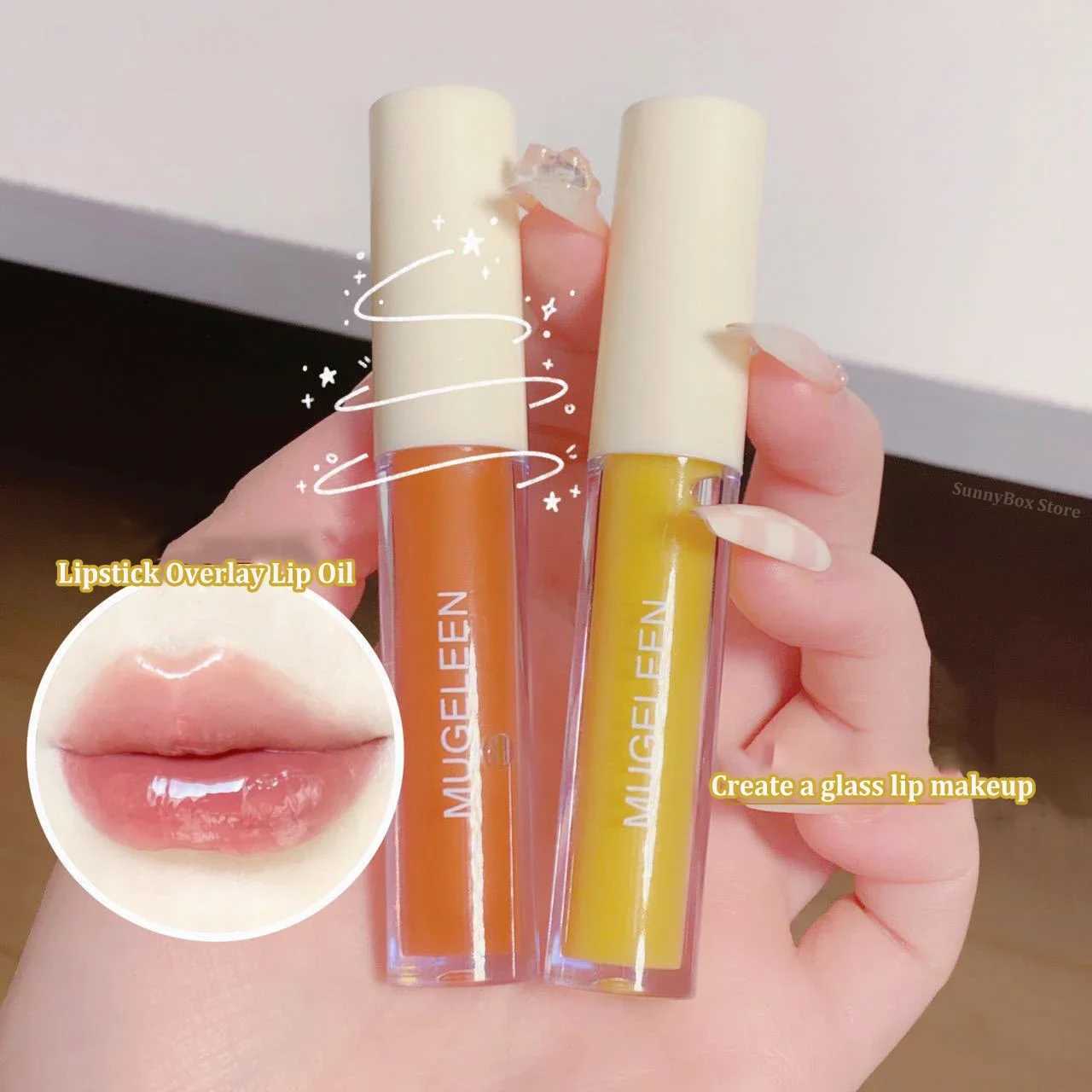 Jelly perfume lip gloss lipstick mirror lipstick light lip line humectant natural plant lip care cosmeticsW241223