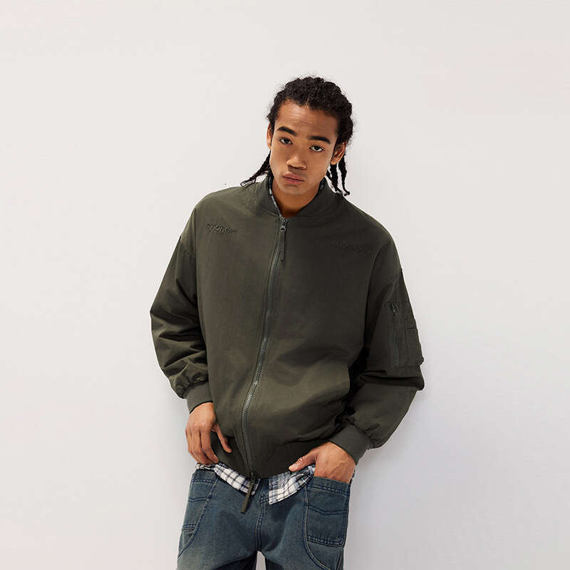 American Trendy Brand Spring Autumn Baseball Rascal Handsome Coat Men's and Women's Flight Jacket