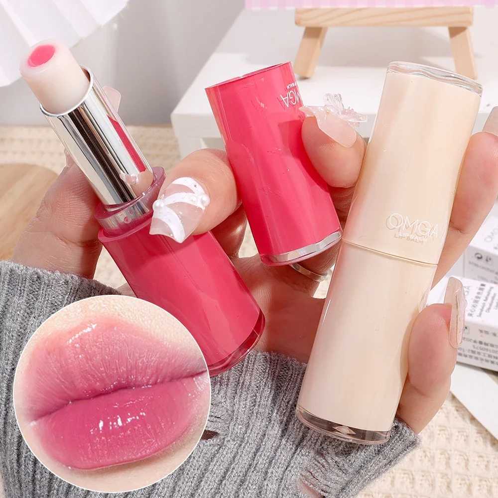 Honey Peach Color-Changing Lipstick Long Lasting Moisturizing Anti-cracked Anti-drying Crystal Jelly Lip Balm Lips Care CosmeticXJ241223