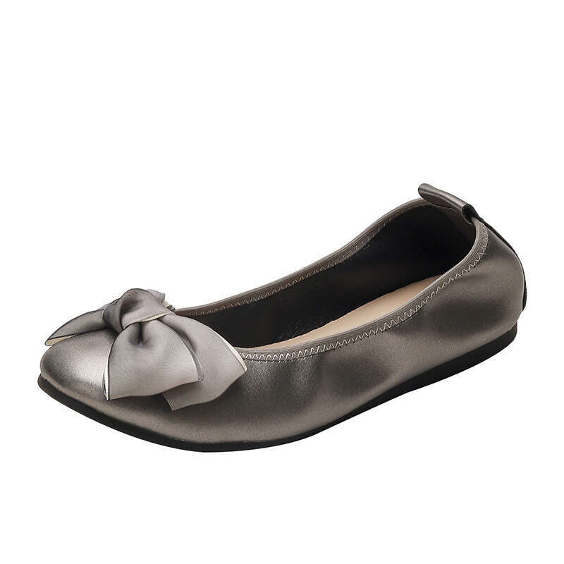 Doudou Summer Single Flat Soled Professional Large 41-43 Feet Wide Fat Pregnant Women's Chicken Rolls Shoes Soft Soles