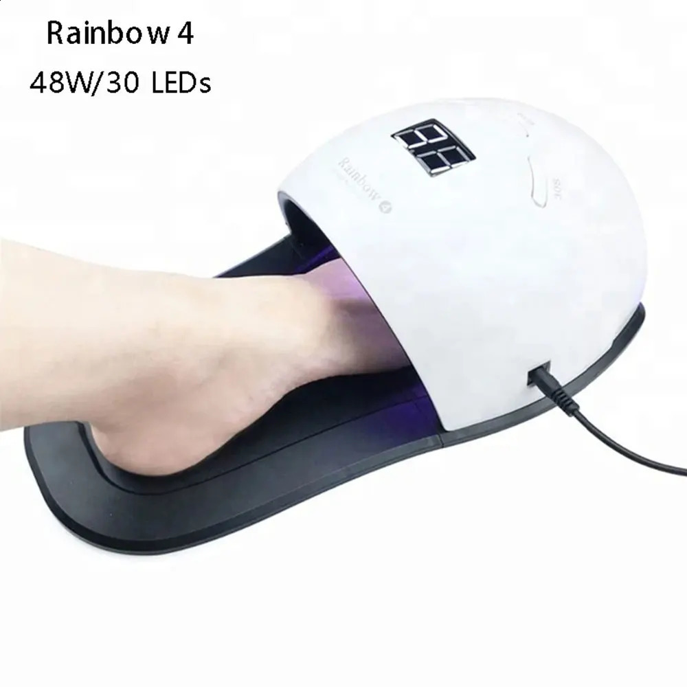 48W LED UV Manicure Lamp for Feet Professional Nail Dryer Portable Gel Nail Polish Curing Nail Gel Varnish Nail Art Tools 241223