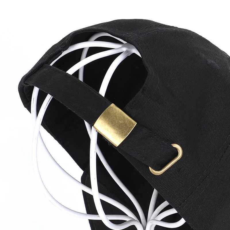 Caps Hats Cool Mens Summer Skeleton Embroidered SunShade Cotton Baseball Hat Outdoor Sports Sunscreen Punk Hip Hop Adjustable Hat P55 H241223