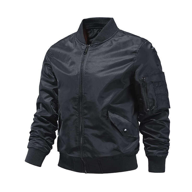 Live broadcast of flight jackets added cotton/thinSpring and Autumn season MA1 pilot baseball jackets, large size