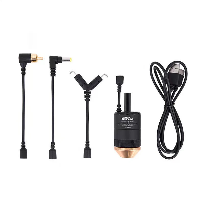 Rotary Tattoo Machine Wireless tattoo Grips RCA DC Optional Needle Grip Electric Rechargeable Tattoo Grip 241223