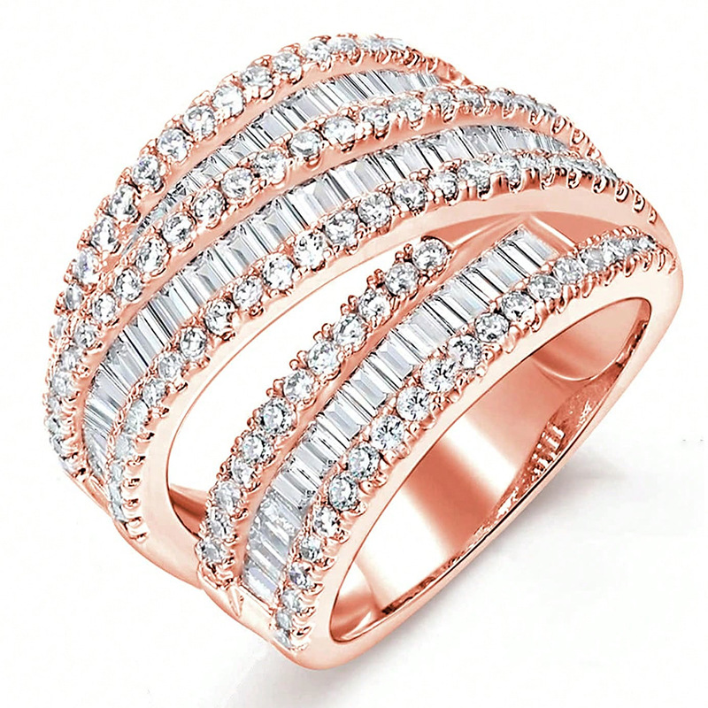 Handmade Elegant Wedding Rings Luxury Jewelry 925 Sterling Silver Princess Cut White Topaz CZ Diamond Gemstones Ovil Party Eternity Women Vintage Ring