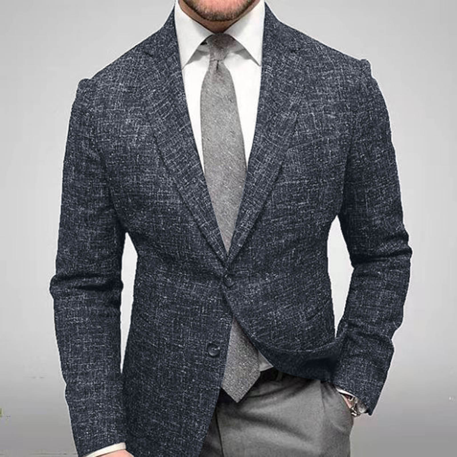 K751 Men's Business Casual Suit Jacket for Spring & Autumn - Stylish and Comfortable