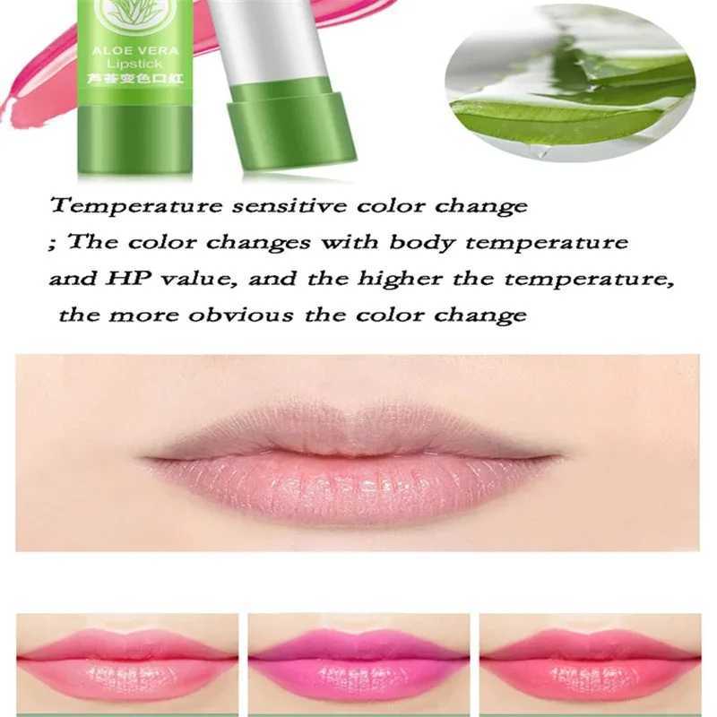 1PC Moisturizing Aloe Color Changing Lipstick Long Term Moisturizing and Moisturizing Lipstick Lip Color Lip CareXJ241223