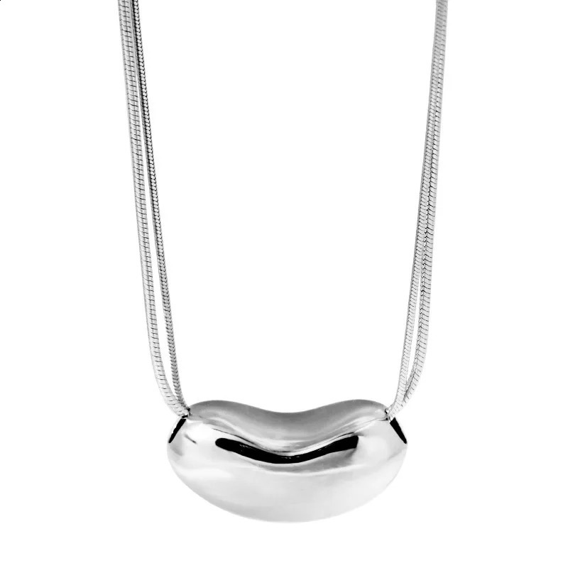 925 sterling silver necklace Korean version niche fashion item trendy matching accessories 241220
