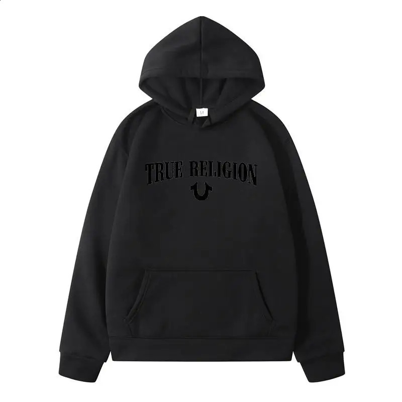 Simple Fashionable Hip Hop Street Hoodies for Men and Women Black English Letter Printed Mike Same 241223