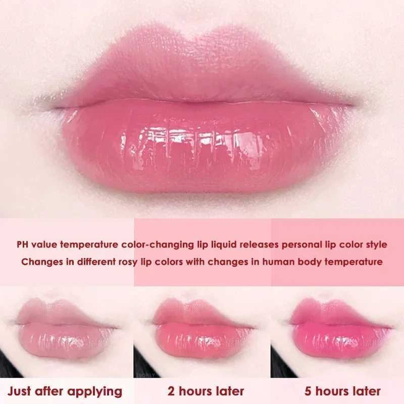 Fruit Lip Balm Temperature Change Color Tinted Lipstick Strawberry Peach Moisturizing Lasting Waterproof Lip Primer Cream MakeupXJ241223