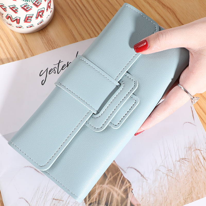 Women Wallet Cardholder Coin Purses Clutch Phone Credit Card Holder Ladies Large Capacity Leather Bag With Zipper