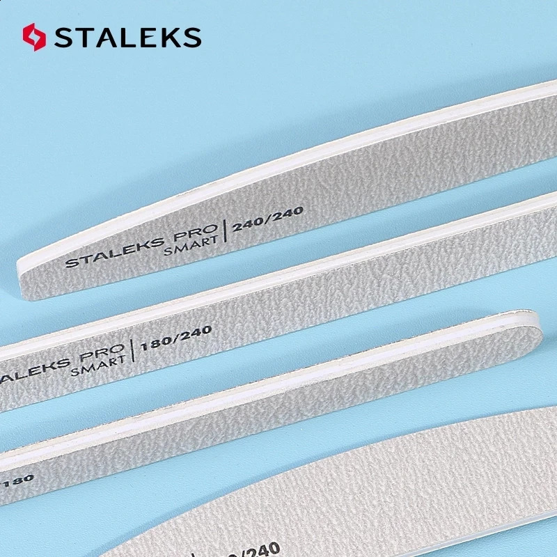 5pcs/pack STALEKS Nail File Grinding Nail Sand Strip Manicure Strip Polishing And Polishing Special Sponge Rub Strip Nail Tools 241223