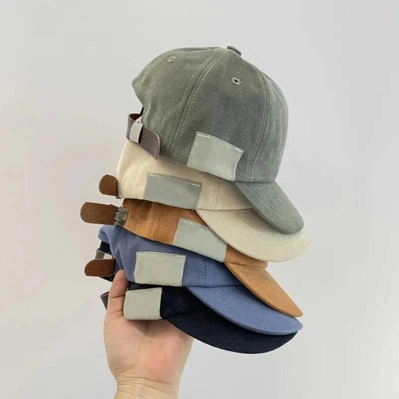Caps Hats Baby Baseball Hat Kids Boys Sun Protection Cap Summer Soft Cotton Adjustable Children Girls Peaked Caps H241223