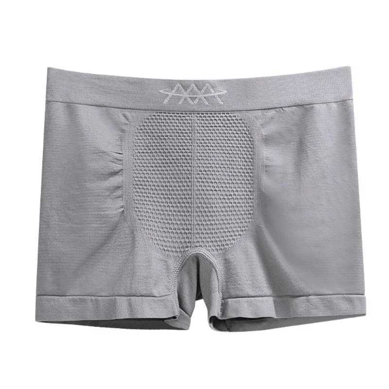 Neutral seamless mens flat pants no trace breathable polyester suitable for comfortable sports mens four cornered underwear W241223