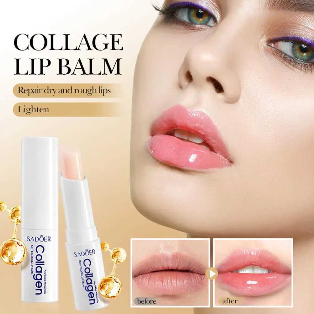 Coconut Lip Balm Lasting Nourishment And Moisture For Men And Women Daily Care Collagen Lip Balm Lip Care 2.7gXJ241223